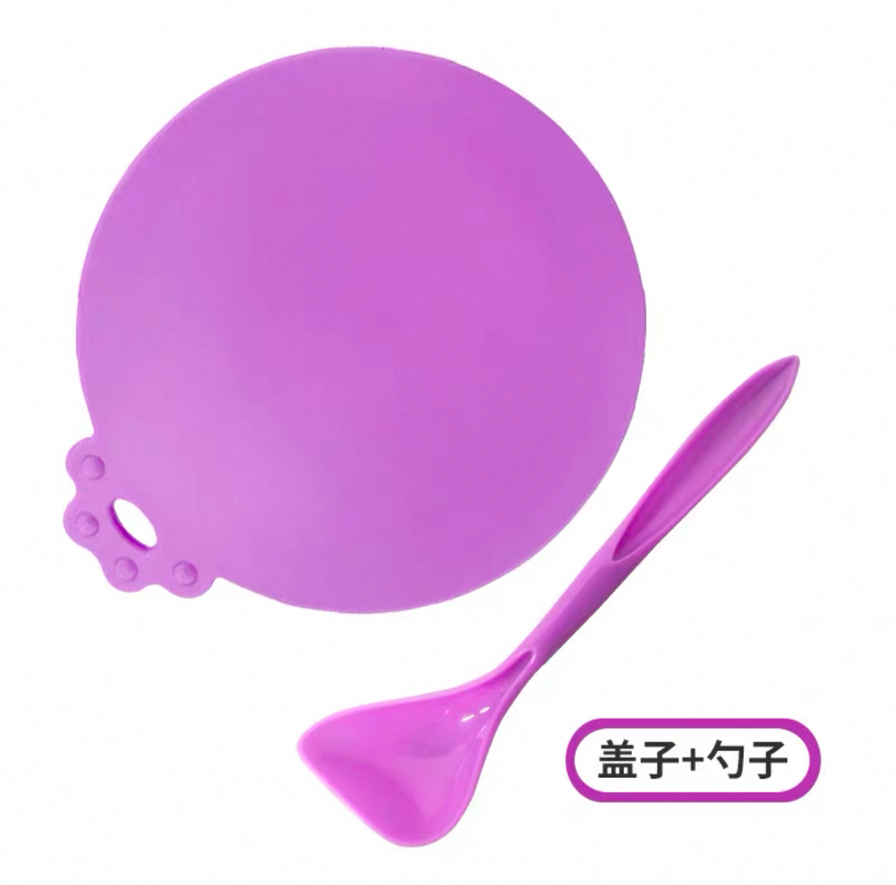 Can Food Lid&Spoon | Purple