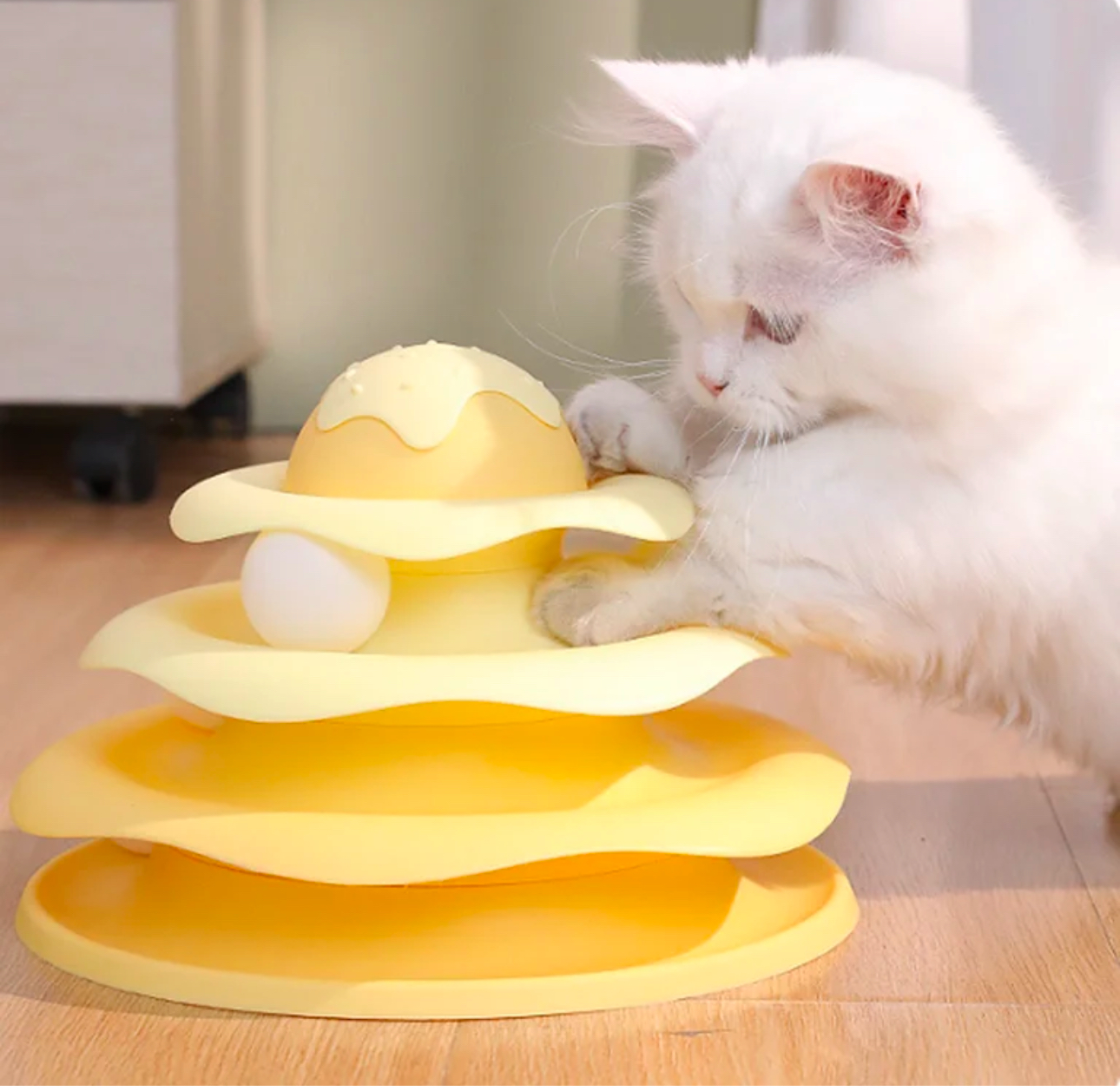 Cat Toy Balls | Yellow