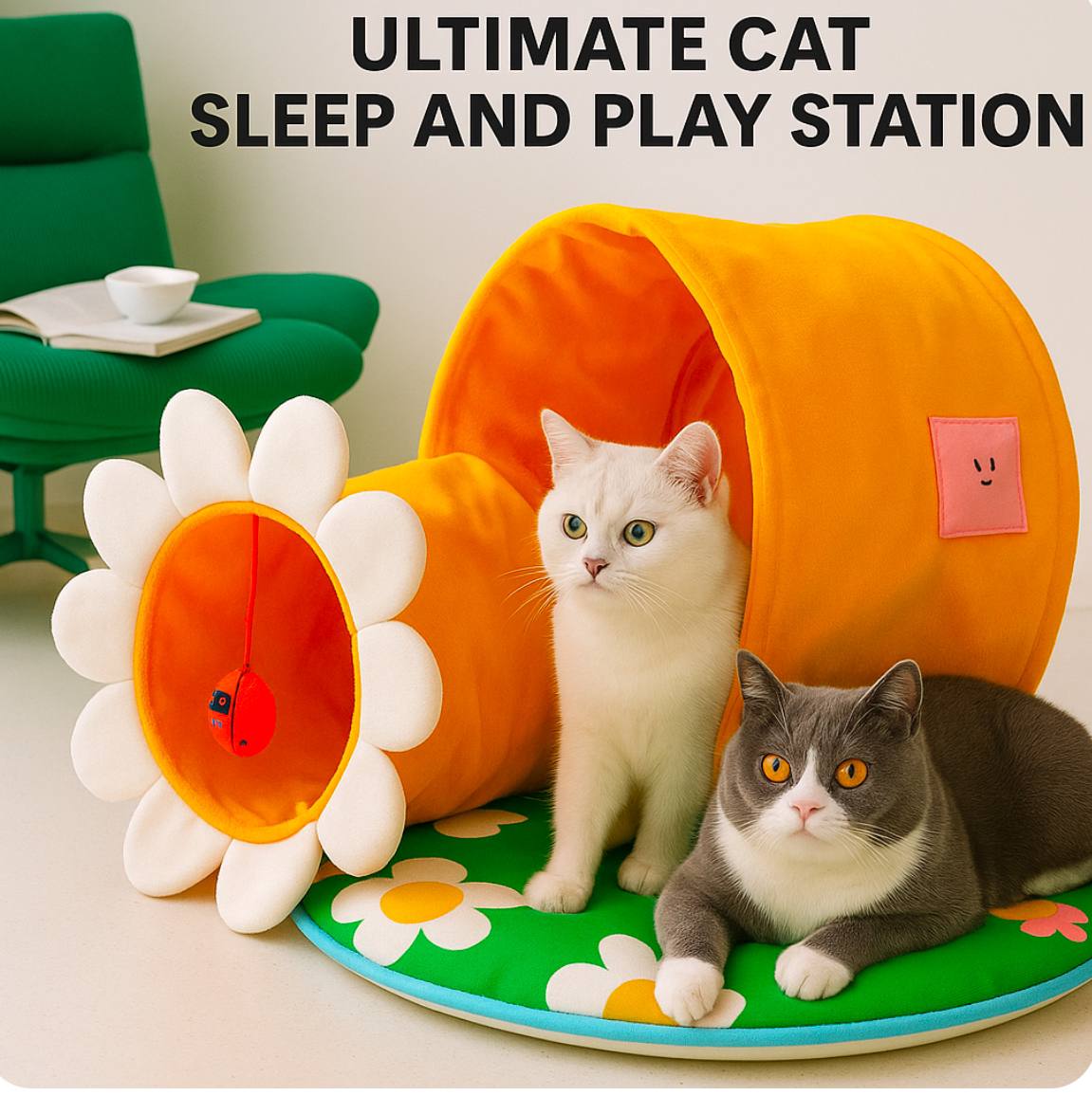 Cat Sleep&Play station